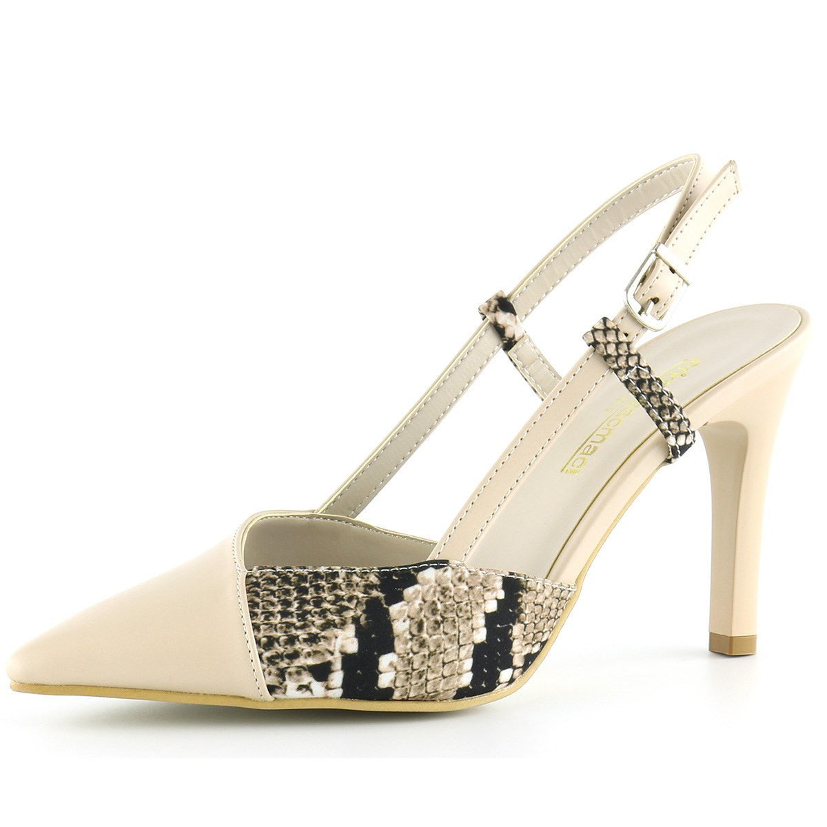 Sacha Ten Yılan Arkası Açık Stiletto