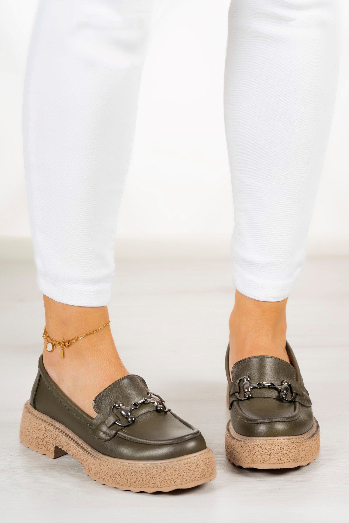 Allison Haki Hakiki Deri Loafer Ayakkabı