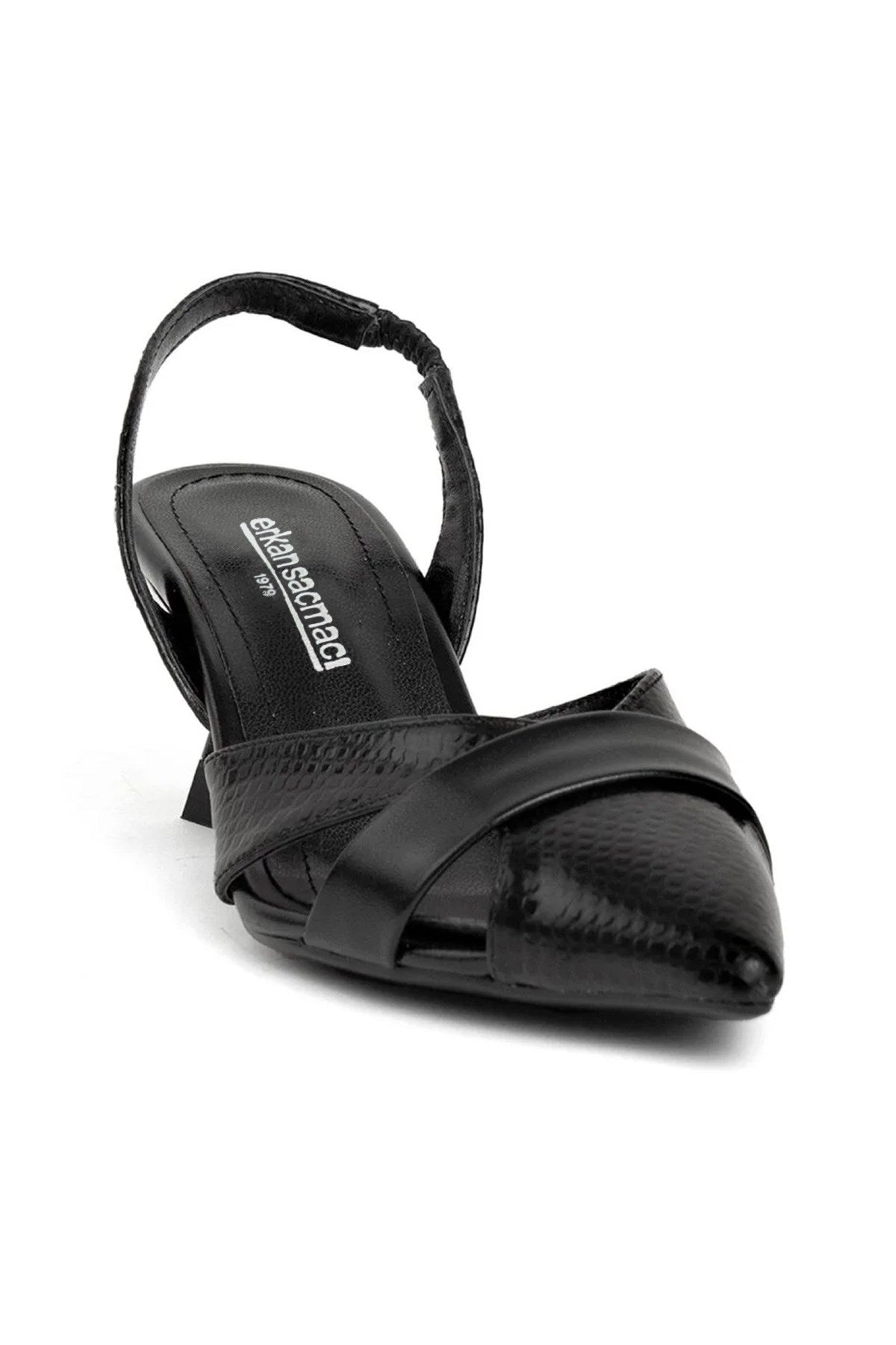 Lucy Siyah Vegan Klasik Topuklu Ayakkabı