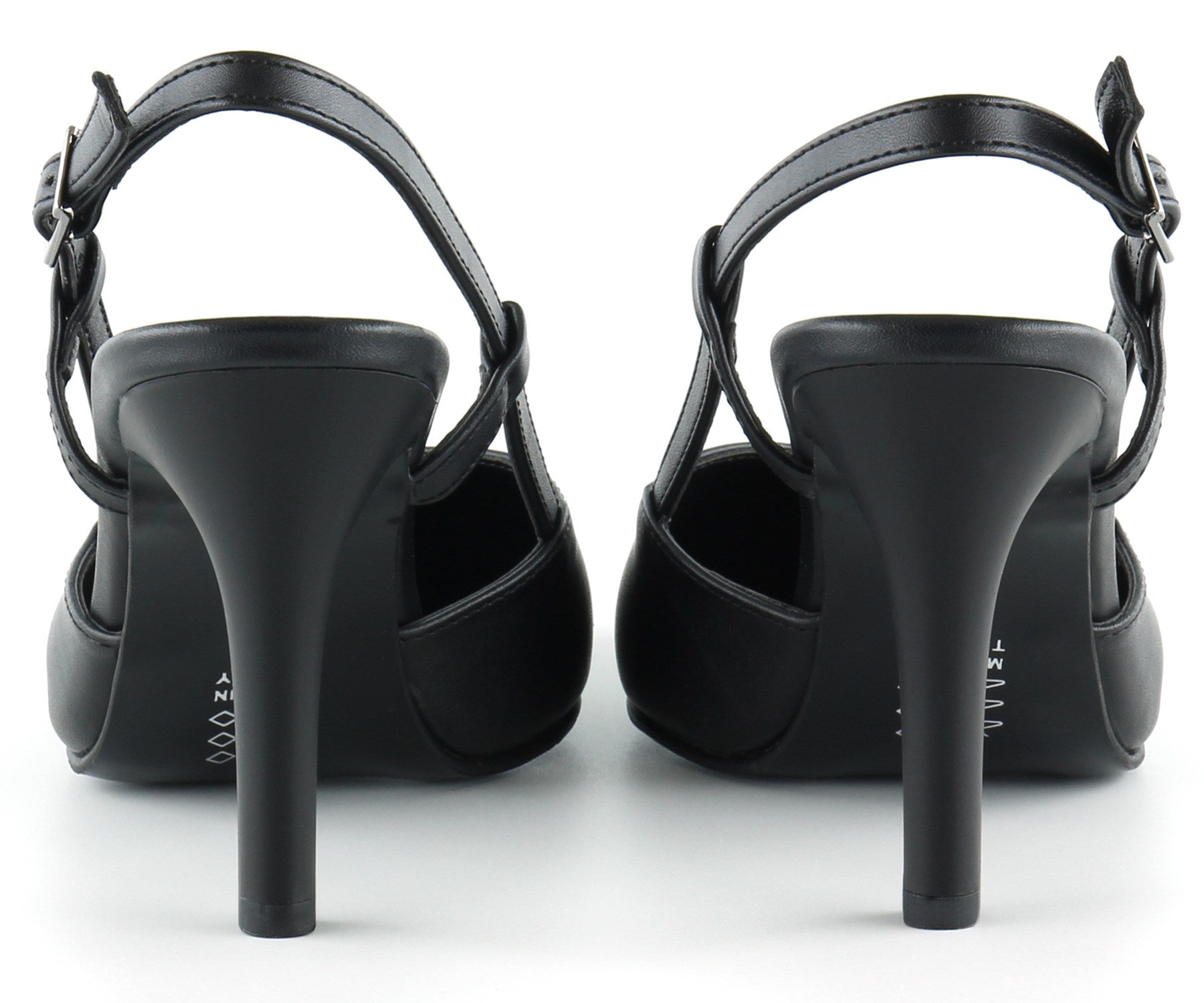 Sacha Siyah Arkası Açık Stiletto