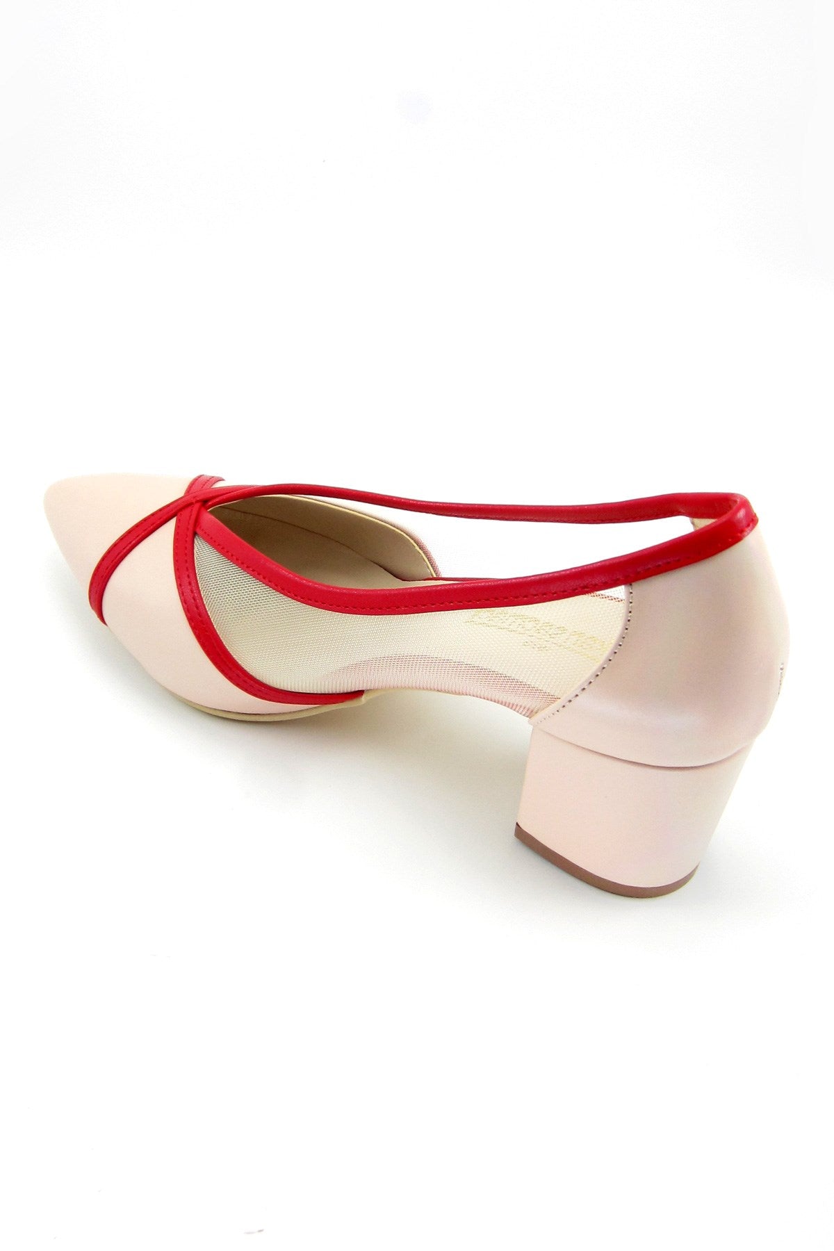 Mirabella Ten Kırmızı Vegan Fileli Klasik Ayakkabı