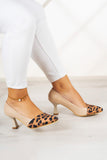 Laura Ten Leopar Topuklu Ayakkabı