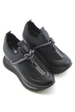Josefina Siyah Streç Gizli Dolgu Günlük Ayakkabı