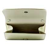 (ES0020AC) Dore Kristal Taşlı Zincir Askılı Manyetik Kapaklı Abiye El Çantası