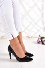 Gowa Siyah Rugan Klasik Stiletto