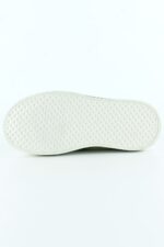 Beyaz Yüksek Taban Spor Fileli Taşlı Bağcıklı Platform Sneaker